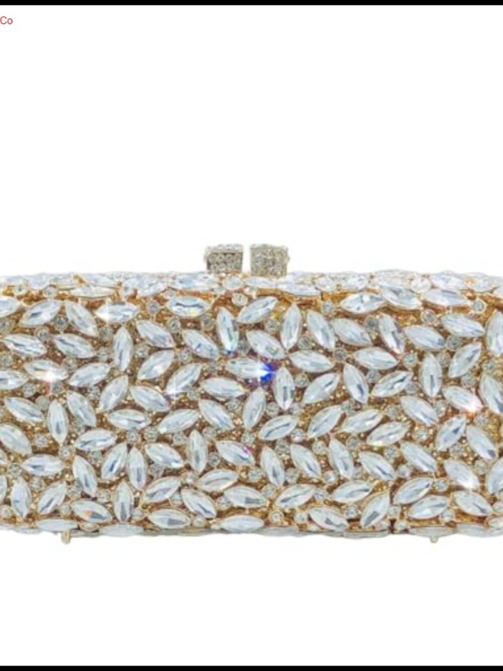 Crystal Clutch Bag Minaudiere Box Handbag Party Prom Rhinestone Purse Wedding